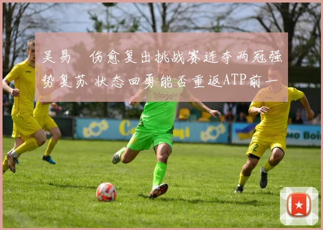 吴易昺伤愈复出挑战赛连夺两冠强势复苏 状态回勇能否重返ATP前一百名引人关注